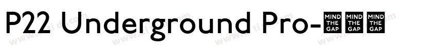P22 Underground Pro字体转换 P22 Underground Pro字体转换